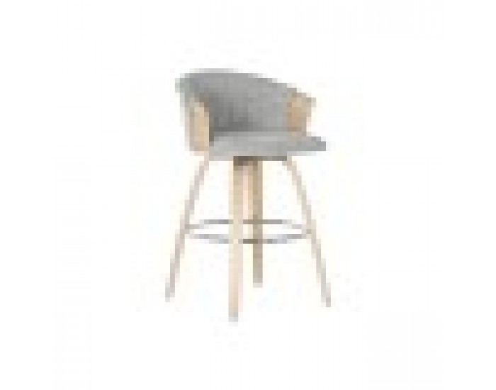 Табуретка Home ESPRIT Сив Дървен 58 x 56 x 86 cm