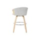 Табуретка Home ESPRIT Сив Дървен 58 x 56 x 86 cm