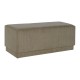 Табуретка DKD Home Decor Кафяв полиестер Дървен MDF 100 x 40 x 40 cm