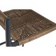Табуретка Home ESPRIT Кафяв Черен Алуминий Pатан 52 x 55 x 105 cm