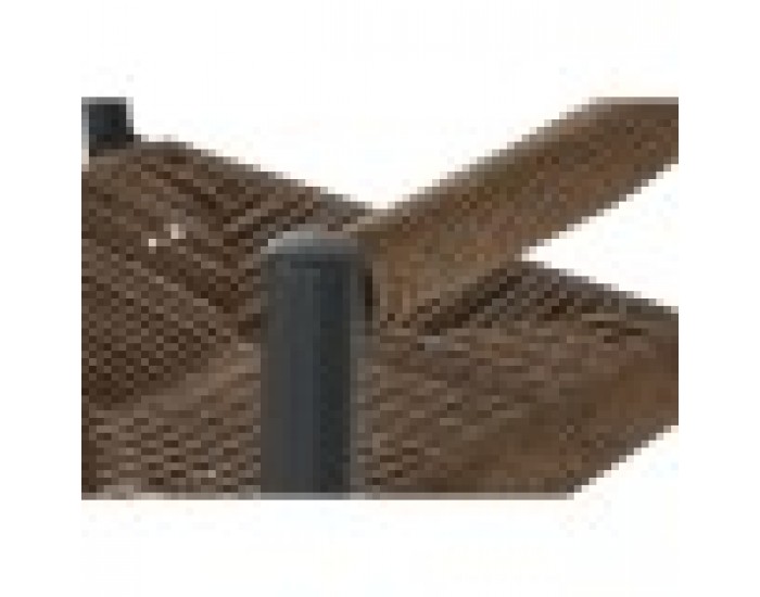 Табуретка Home ESPRIT Кафяв Черен Алуминий Pатан 52 x 55 x 105 cm