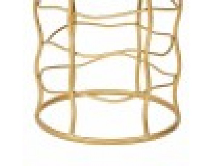 Табуретка Alexandra House Living Злато Метал Гъба Дървен MDF Състав 36 x 46 x 36 cm