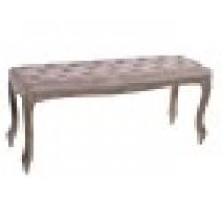 Табуретка DKD Home Decor, Розов, полиестер, каучук, 112 x 38 x 48 cm - Mobilier tapițat