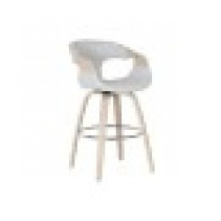 Табуретка Home ESPRIT Сив Дървен 55,5 x 52,5 x 92,5 cm - Home esprit