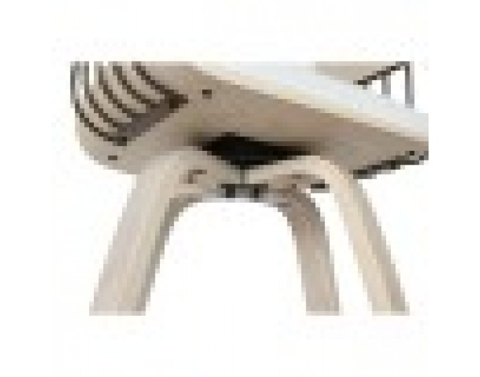 Табуретка Home ESPRIT Бял Дървен 51,5 x 47,5 x 94,5 cm