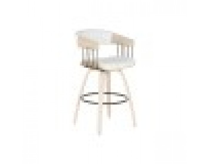 Табуретка Home ESPRIT Бял Дървен 51,5 x 47,5 x 94,5 cm