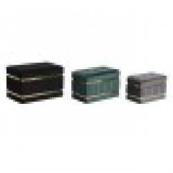 Табуретка DKD Home Decor Черен Златен Зелен Тъмно сив Дървен MDF 70 x 40 x 43 cm - Taburete