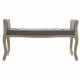 Табуретка DKD Home Decor Естествен Тъмно сив каучук Пластно 109 x 44,5 x 60 cm