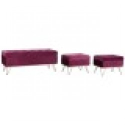Табуретка DKD Home Decor 110 x 42 x 44 cm Метал Кестен - Taburete