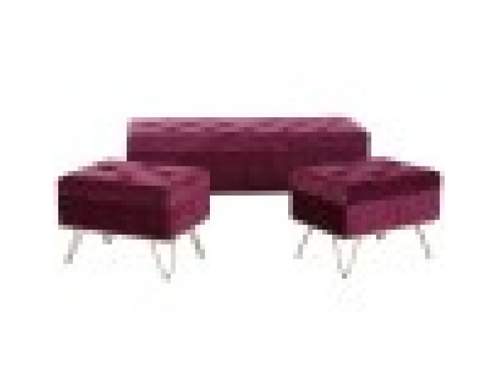 Табуретка DKD Home Decor 110 x 42 x 44 cm Метал Кестен