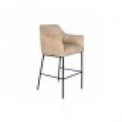 Табуретка DKD Home Decor Черен Бежов Метал 59 x 60 x 107 cm - Taburete