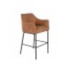 Табуретка DKD Home Decor Черен камила Метал 59 x 60 x 107 cm - Taburete