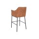 Табуретка DKD Home Decor Черен камила Метал 59 x 60 x 107 cm