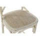 Табуретка DKD Home Decor Бял Pатан Бряст (48 x 55 x 116 cm)