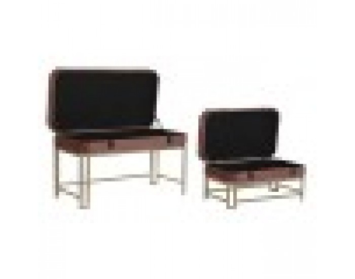 Табуретка DKD Home Decor, Розов, Златен, 80 x 40 x 47 cm, 2 броя