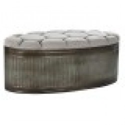 Табуретка DKD Home Decor Бежов Метал полиестер Тъмно сив (121 x 44 x 47,5 cm) - Taburete