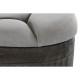 Табуретка DKD Home Decor Бежов Метал полиестер Тъмно сив (121 x 44 x 47,5 cm)