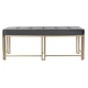 Табуретка DKD Home Decor Сив (3 pcs) (120 x 40 x 47 cm)