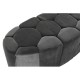 Табуретка DKD Home Decor Сив полиестер (125 x 53 x 46,5 cm)