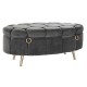 Табуретка DKD Home Decor Сив (125 x 56 x 53 cm)
