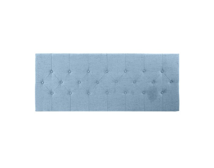 Табла за легло DKD Home Decor полиестер каучук Бял (160 x 7 x 65 cm)