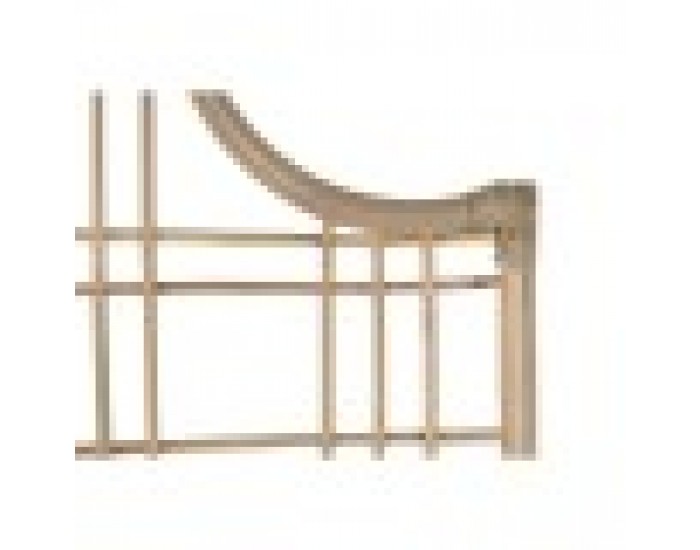 Табла за легло Home ESPRIT Естествен 153 X 3 X 138 cm