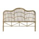 Табла за легло DKD Home Decor Естествен Pатан (178 x 4 x 128 cm)
