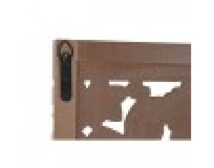 Табла за легло Home ESPRIT Златен Естествен Дървен MDF 180 x 3,5 x 180 cm