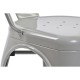 Стол DKD Home Decor Сив Метал 53 x 45 x 85 cm