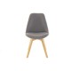 Стол DKD Home Decor Кафяв Сив 48 x 56 x 83 cm