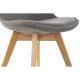 Стол DKD Home Decor Кафяв Сив 48 x 56 x 83 cm