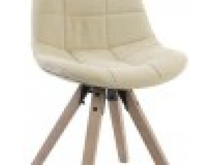 Трапезен стол DKD Home Decor полиестер Памук Дървен (47 x 55 x 85 cm)