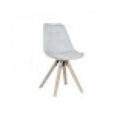 Трапезен стол DKD Home Decor полиестер Светло сив Tamm (48 x 44 x 84 cm) - Seturi mese și scaune