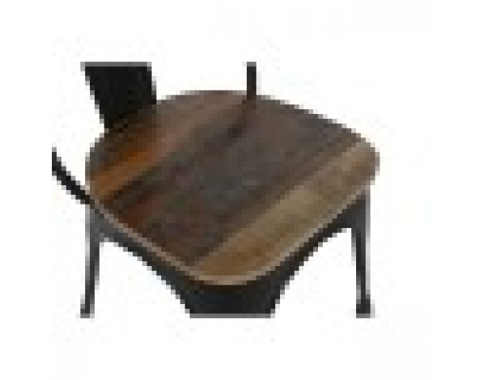 Трапезен стол Home ESPRIT Черен Тъмно сив Дървен Метал 48 x 55 x 92 cm