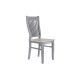 Трапезен стол DKD Home Decor 40 x 42 x 94,5 cm Естествен Сив