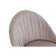 Трапезен стол DKD Home Decor Розов Златен Метал полиестер (60 x 60 x 85 cm)