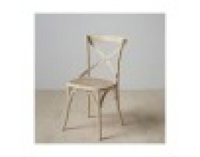 Трапезен стол 45 x 42 x 87 cm Дървен Бял Pатан