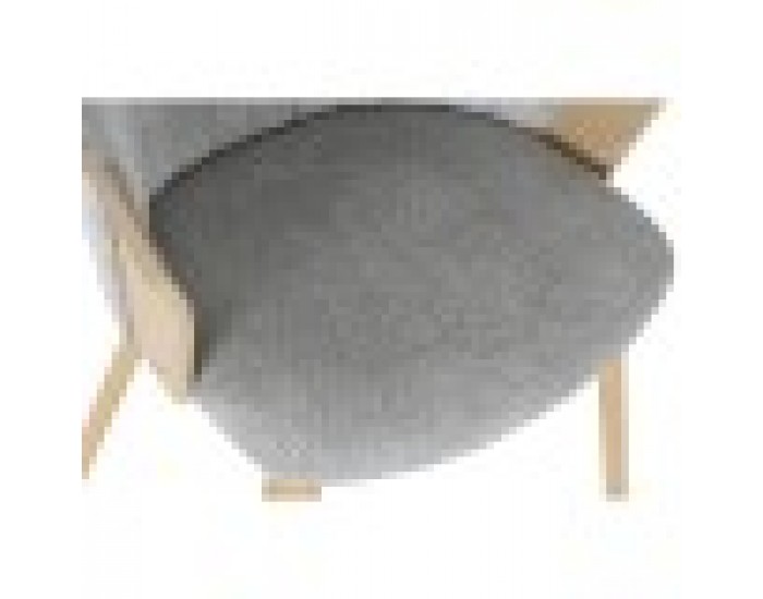 Трапезен стол Home ESPRIT Сив полиестер Дървен 60 x 57,5 x 79 cm