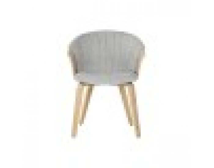 Трапезен стол Home ESPRIT Сив полиестер Дървен 60 x 57,5 x 79 cm