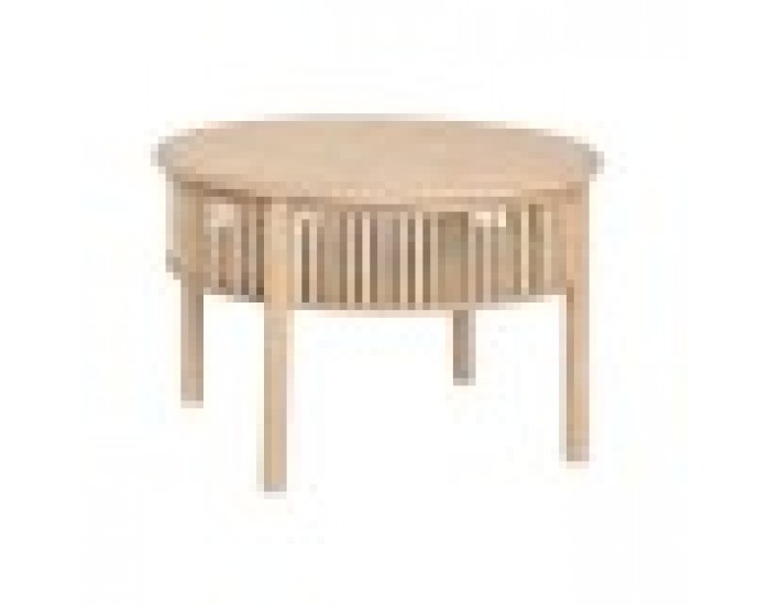Маса за кафе Home ESPRIT Естествен Cмърч 75 x 75 x 49 cm
