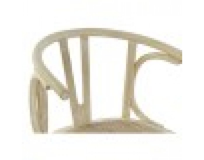 Стол DKD Home Decor Бял Pатан Бряст (56 x 50 x 76 cm)