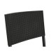 Комплект от маса с 2 стола Home ESPRIT Черен Стомана синтетичен ратан 58 x 58 x 71,5 cm