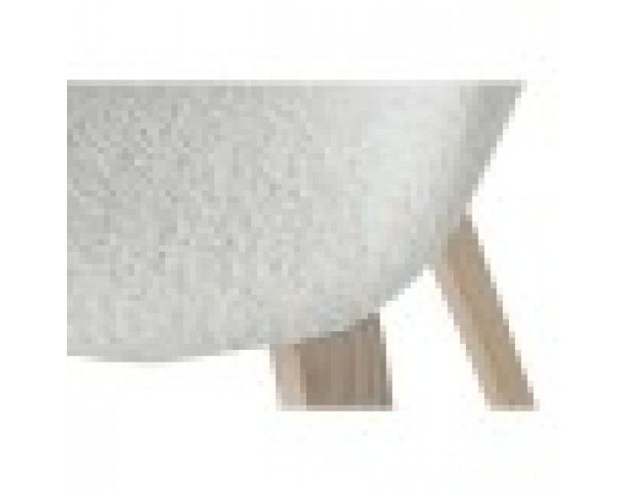 Трапезен стол Home ESPRIT Бял полиестер Дървен 55,5 x 67,5 x 80,5 cm