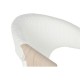 Трапезен стол Home ESPRIT Бял полиестер Дървен 55,5 x 67,5 x 80,5 cm