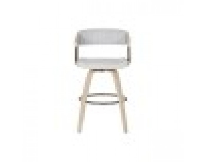 Трапезен стол Home ESPRIT Сив полиестер Дървен 51 x 55 x 91 cm