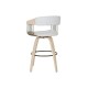 Трапезен стол Home ESPRIT Сив полиестер Дървен 51 x 55 x 91 cm