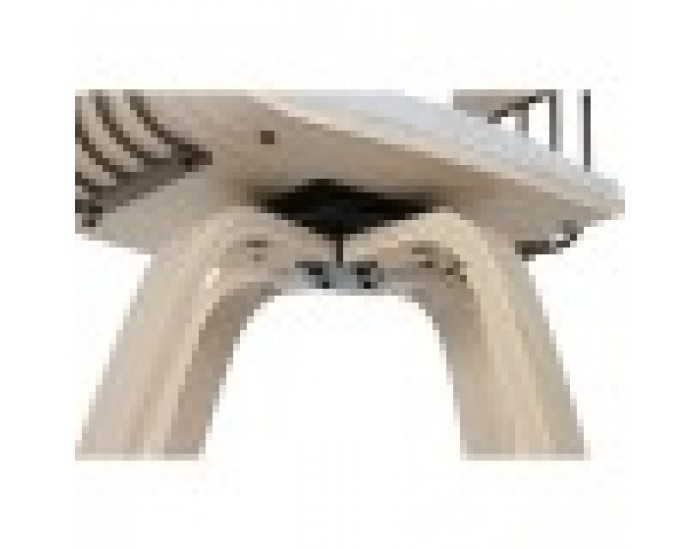 Трапезен стол Home ESPRIT Сив полиестер Дървен 51 x 55 x 91 cm