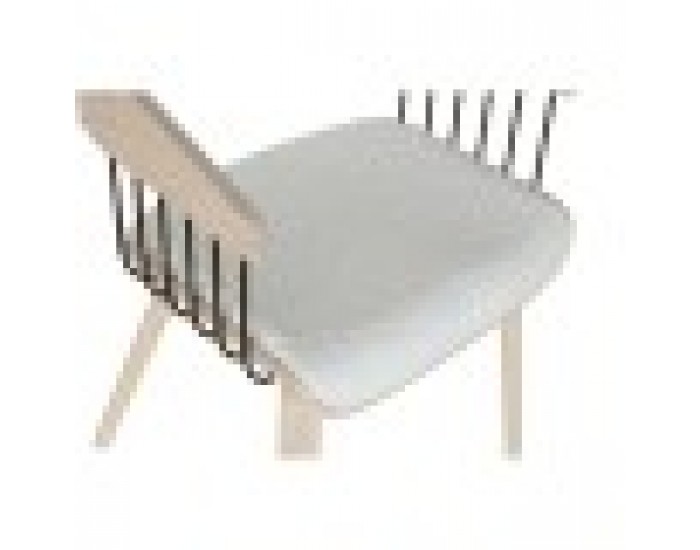 Трапезен стол Home ESPRIT Бял полиестер Дървен 51 x 55 x 76,5 cm