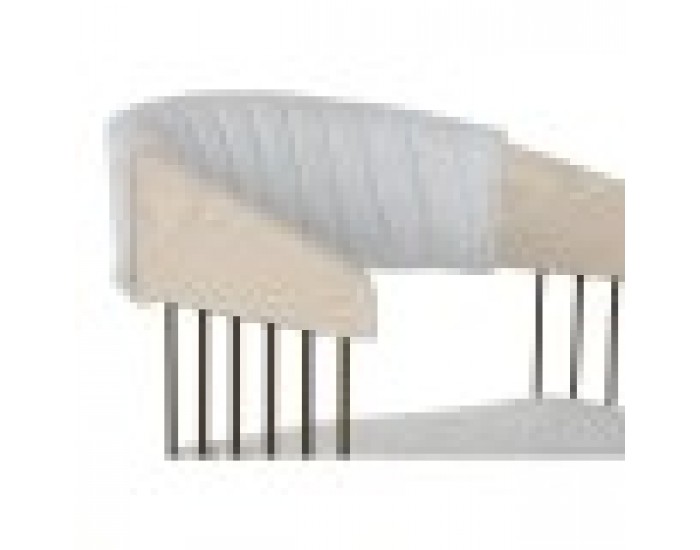 Трапезен стол Home ESPRIT Сив полиестер Дървен 51 x 55 x 76,5 cm