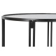 Помощна маса DKD Home Decor Кристал Метал (63 x 63 x 46 cm)